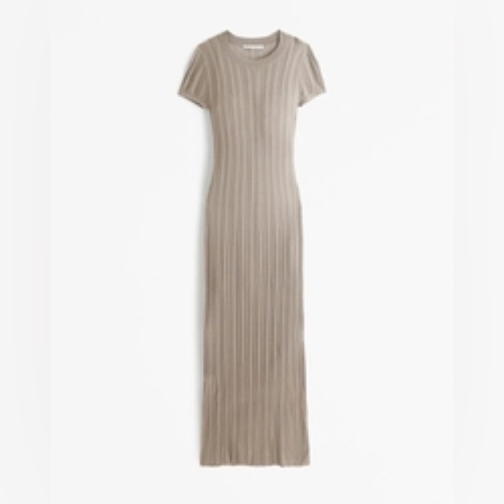 Abercrombie & Fitch Short-Sleeve Maxi Sweater Dress